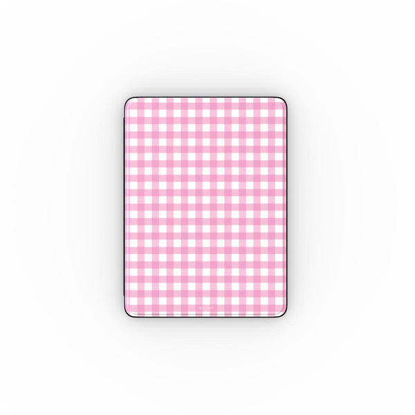 Gingham - Pink - iPad Case