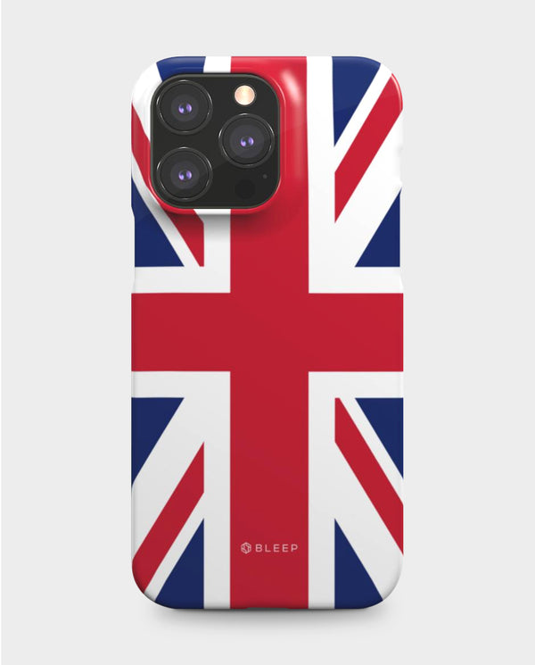 Union Jack iphone mobile snap case, front view